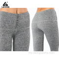 ဖက်ရှင် Womens Yoga ဘောင်းဘီမြင့်သောခါး Yoga Leggings